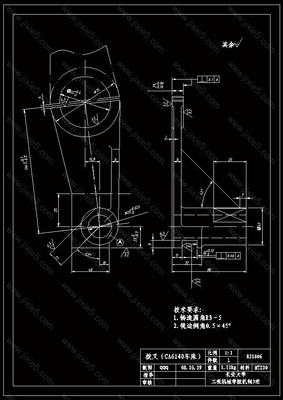 CA6140车床拨叉831006机械加工工艺及工艺设备全套cad图纸+说明书+工序卡