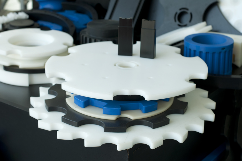 塑料机械零件垂直成像